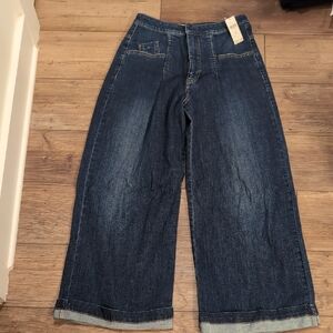 Anthropologie Dark Blue Jeans